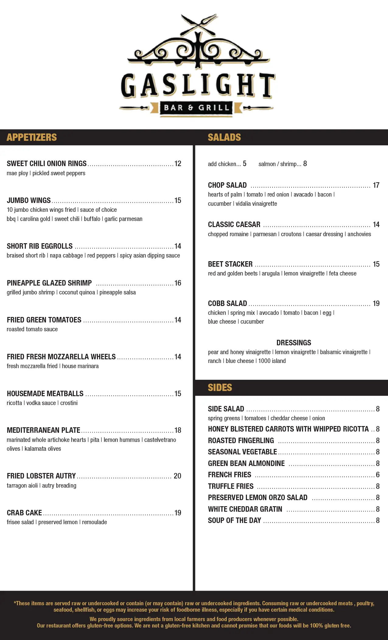 All Day Menu Front